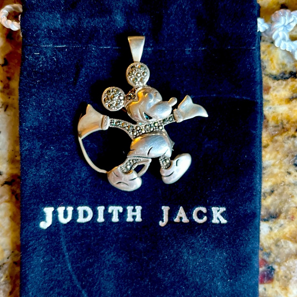 Judith Jack Vintage limited edition Disney Mickey Mouse Pendant/Brooch